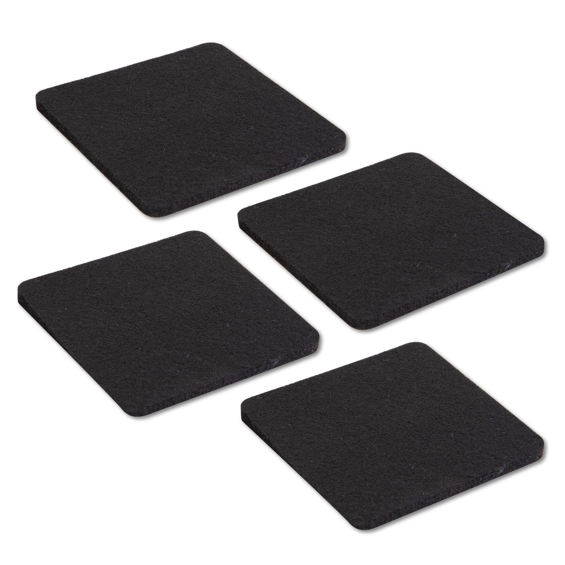 Heavy Duty Square Felt Pad for 3/4 in. Pipe Floor Flange, 3 in. x 3 in. (4-Pack) PIPE DECOR