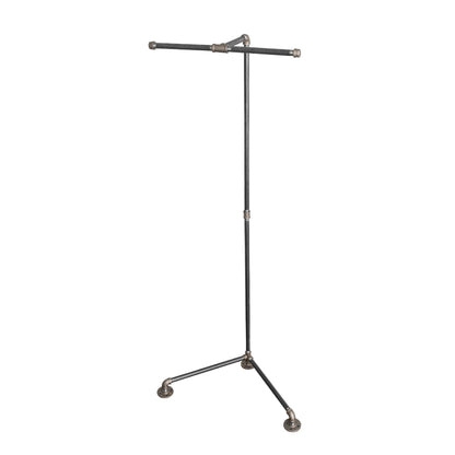 Freestanding Tee-Style Pipe Clothing Rack PIPE DECOR