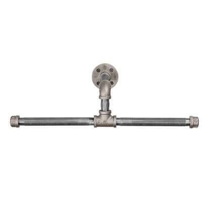 Wall-Mounted Tee-Style Pipe Clothing Rack PIPE DECOR