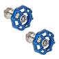 Blue Industrial Spigot Handle (2-Pack) PIPE DECOR