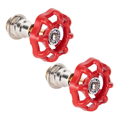 Red Industrial Spigot Handle (2-Pack) PIPE DECOR