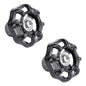 Black Industrial Spigot with Plug (2-Pack) PIPE DECOR