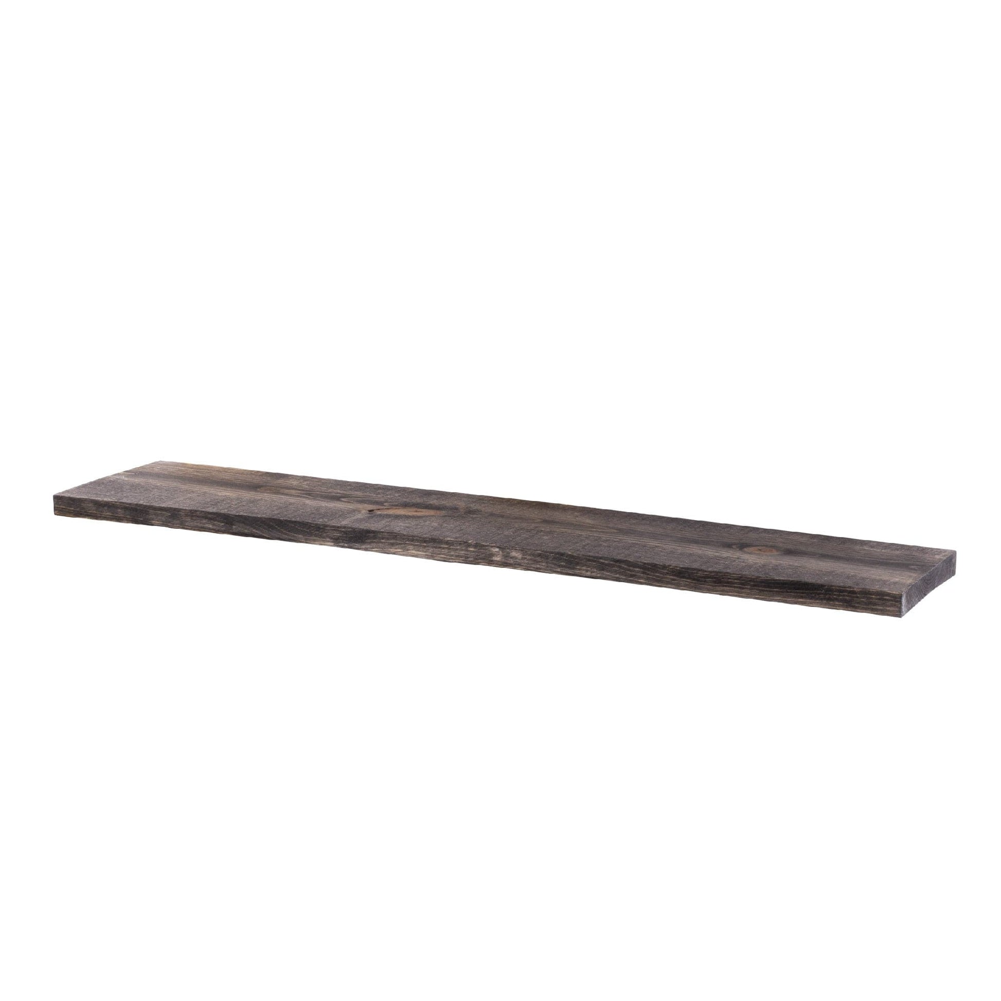 RESTORE Boulder Black 36 in. Wood Shelf (Wood Only) PIPE DECOR