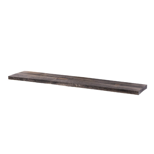 RESTORE Boulder Black 36 in. Wood Shelf (Wood Only) PIPE DECOR