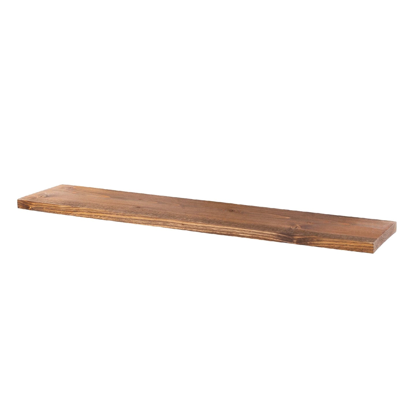 RESTORE Autumn Brown 36 in. Wood Shelf (Wood Only) PIPE DECOR