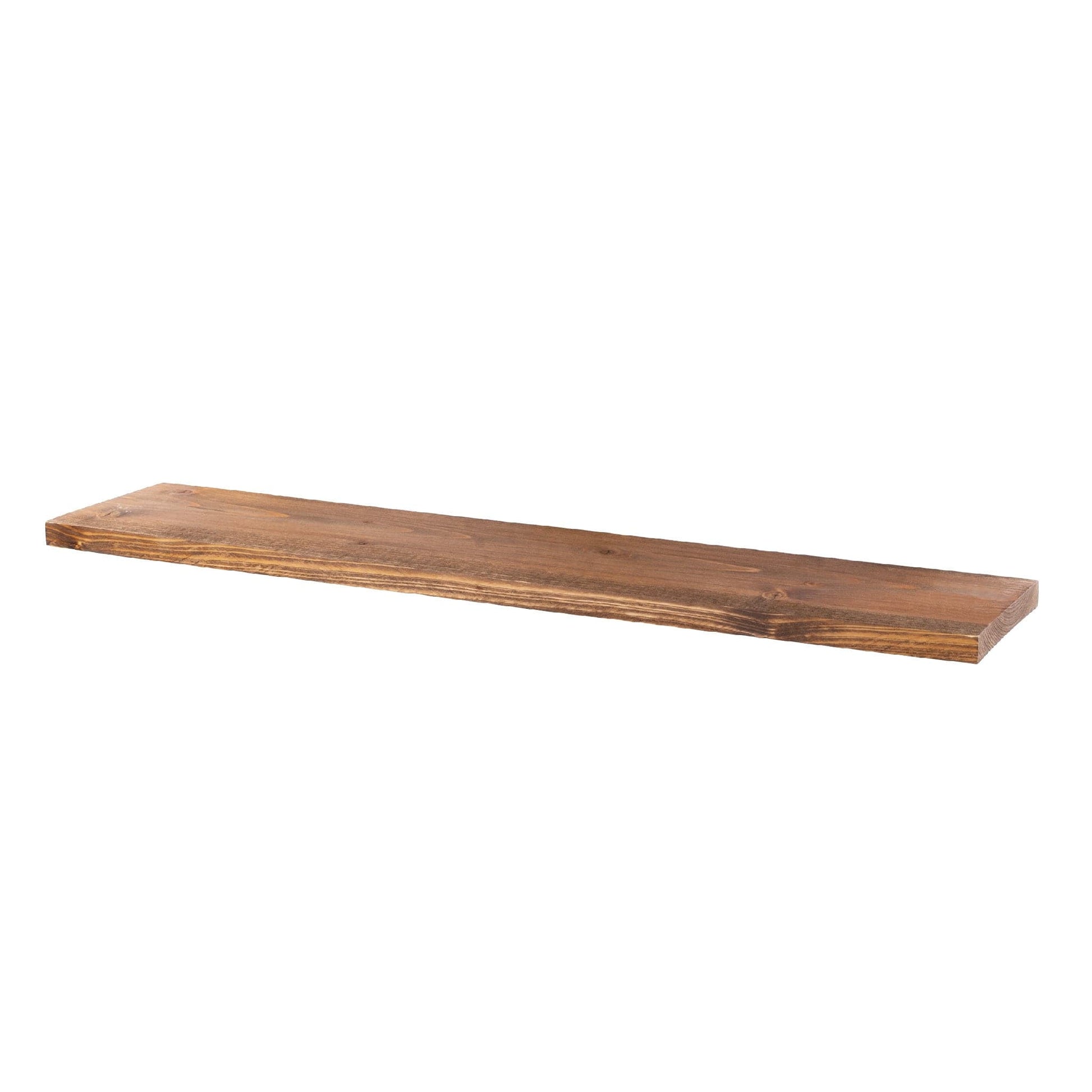RESTORE Autumn Brown 36 in. Wood Shelf (Wood Only) PIPE DECOR