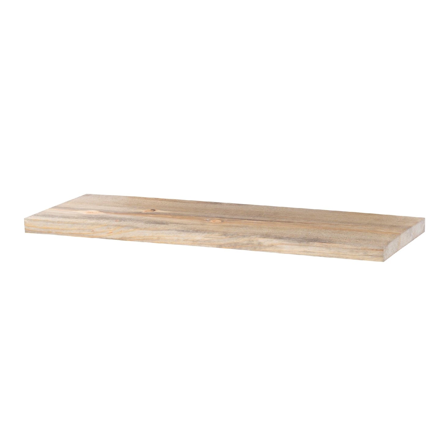 RESTORE Driftwood Tan 24 in. Wood Shelf (Wood Only) PIPE DECOR