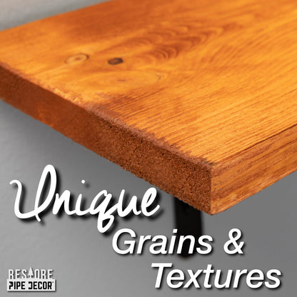 RESTORE Sunset Cedar 24 in. Wood Shelf (Wood Only) PIPE DECOR