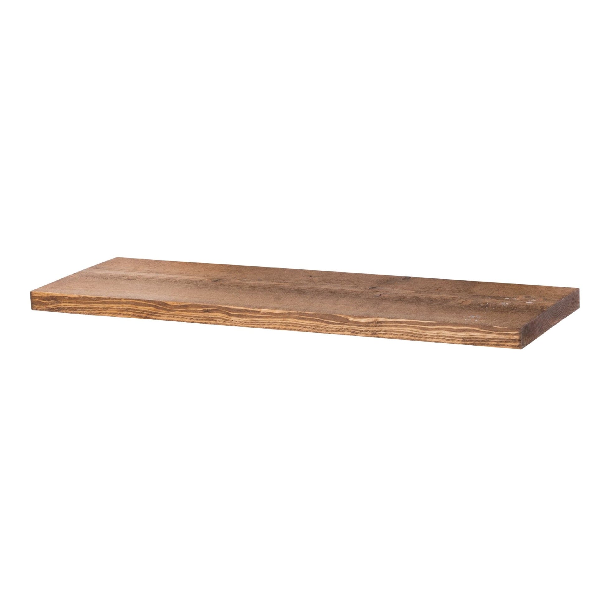 RESTORE Autumn Brown 24 in. Wood Shelf (Wood Only) PIPE DECOR