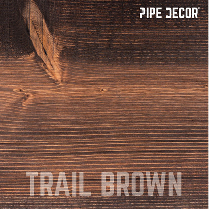 RESTORE Trail Brown 24 in. Wood Shelf (Wood Only) PIPE DECOR