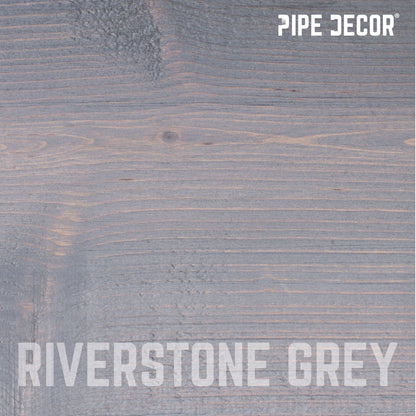 RESTORE Riverstone Grey 24 in. Wood Shelf (Wood Only) PIPE DECOR