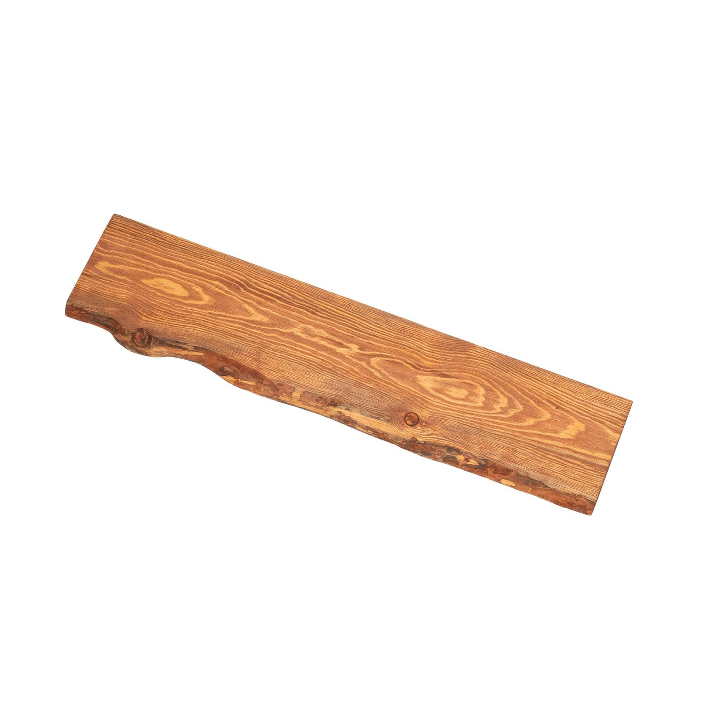 RESTORE Sunset Cedar 36 in. Live Edge Wood Shelf (Wood Only) PIPE DECOR