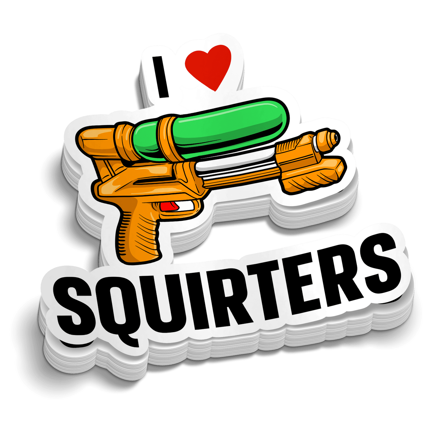 Squirters - Hard Hat Decal Armed American Supply
