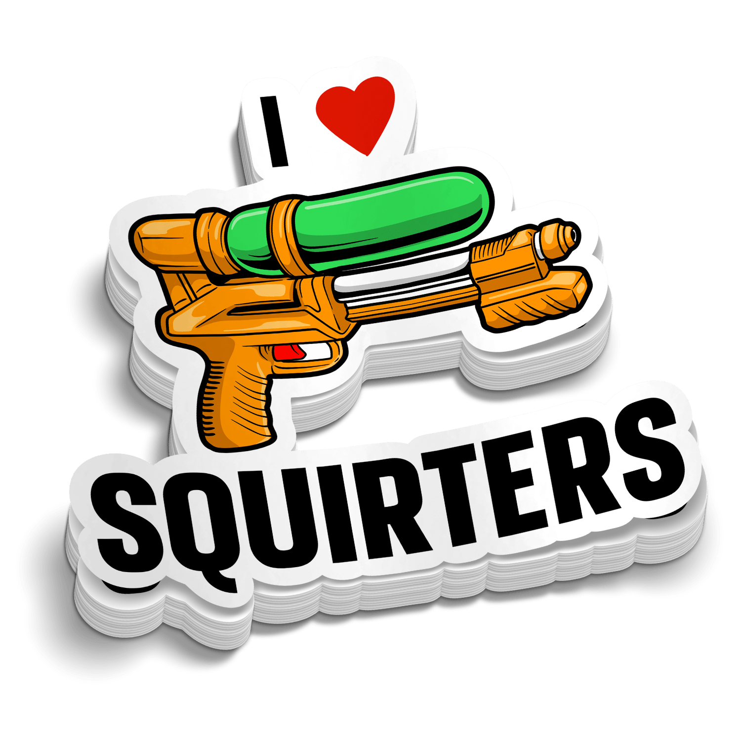Squirters - Hard Hat Decal Armed American Supply