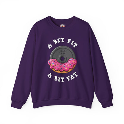 A Bit Fit, A Bit Fat Crewneck Sweatshirt The Devil's Pickle