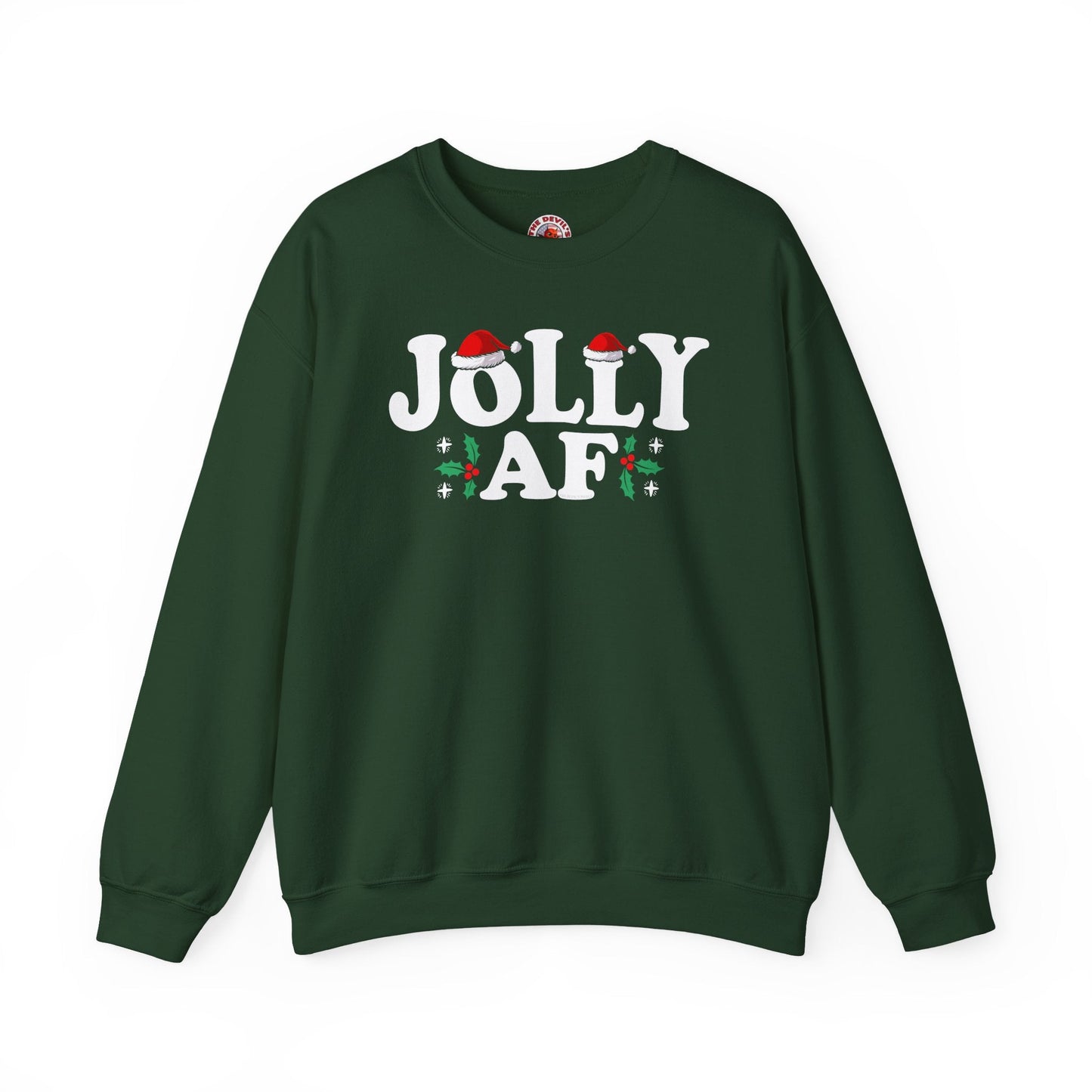 Jolly AF Crewneck Sweatshirt The Devil's Pickle