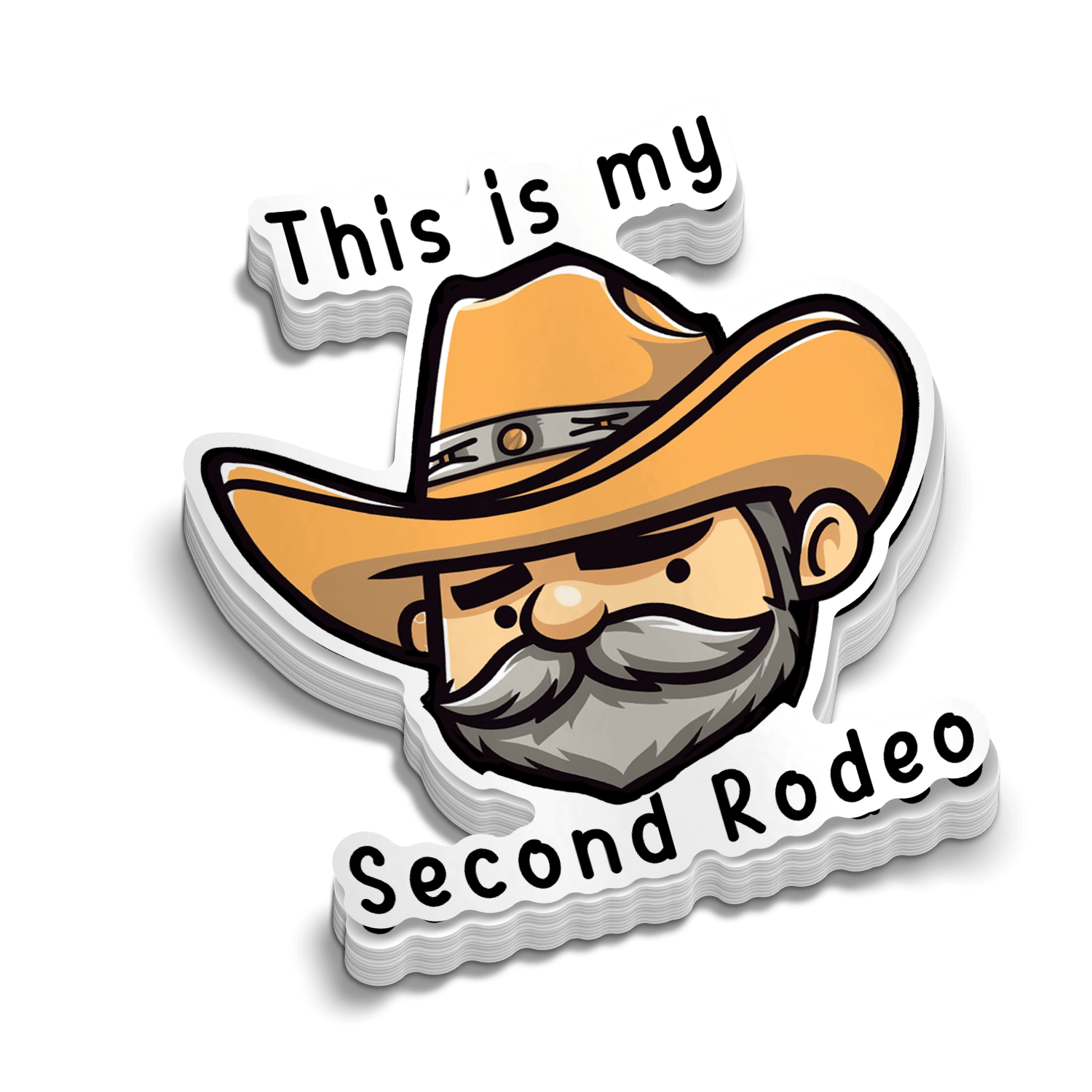 Second Rodeo - Hard Hat Decal Armed American Supply