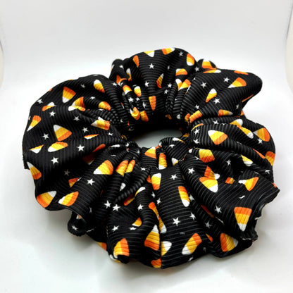 Candy Corn Ribbed Scrunchie Enchanted Scrunch