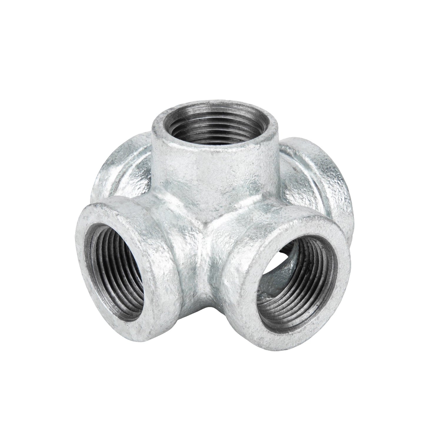 1 in. Galvanized 5-Way Fitting PIPE DECOR