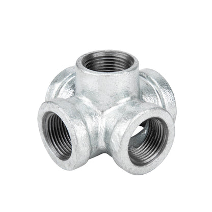 1 in. Galvanized 5-Way Fitting PIPE DECOR