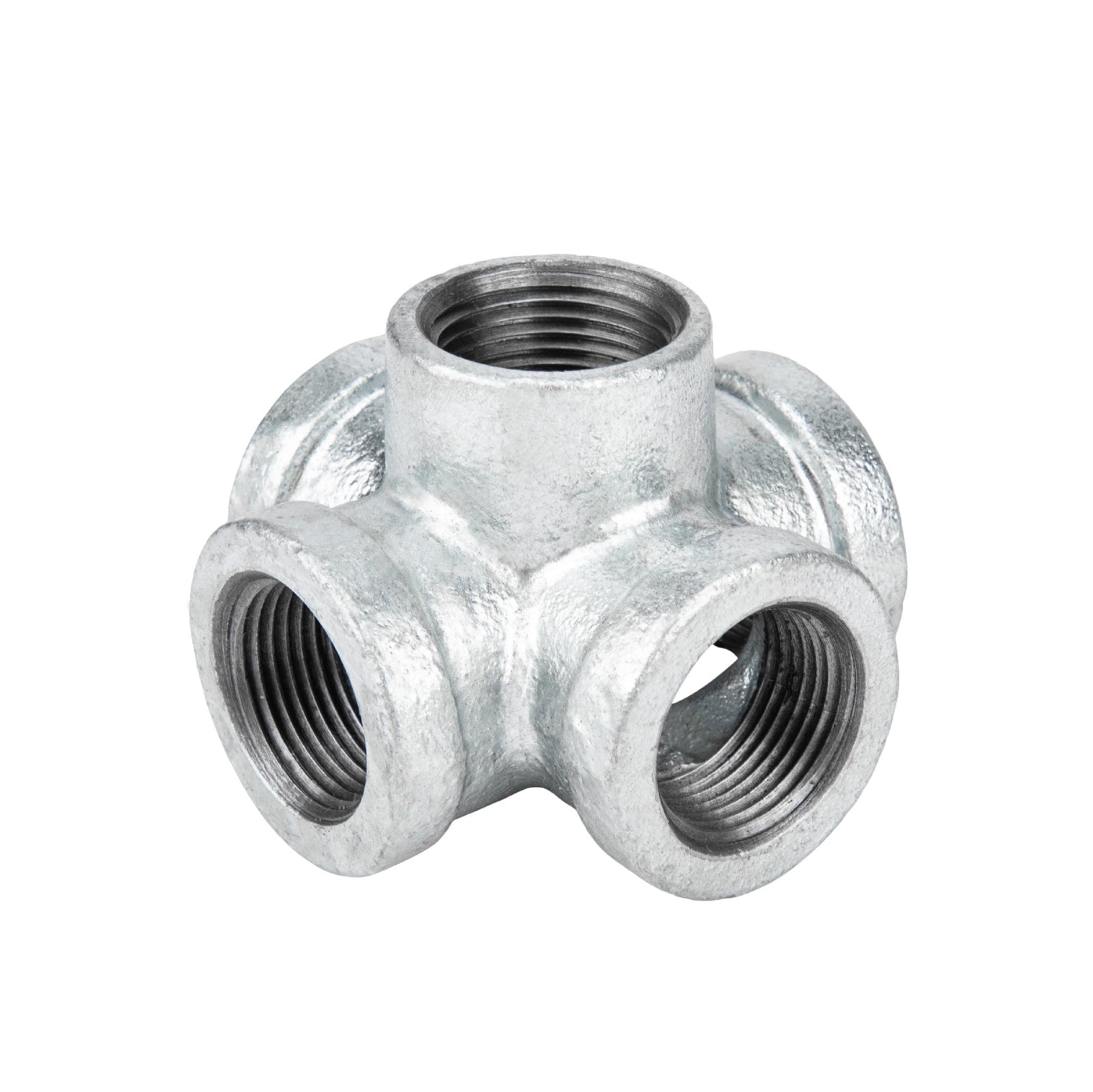 3/4 in. Galvanized 5-Way Fitting PIPE DECOR