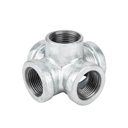 3/4 in. Galvanized 5-Way Fitting PIPE DECOR