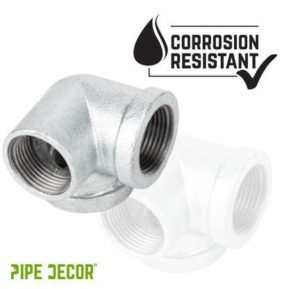1 in. Galvanized Side Outlet Elbow PIPE DECOR