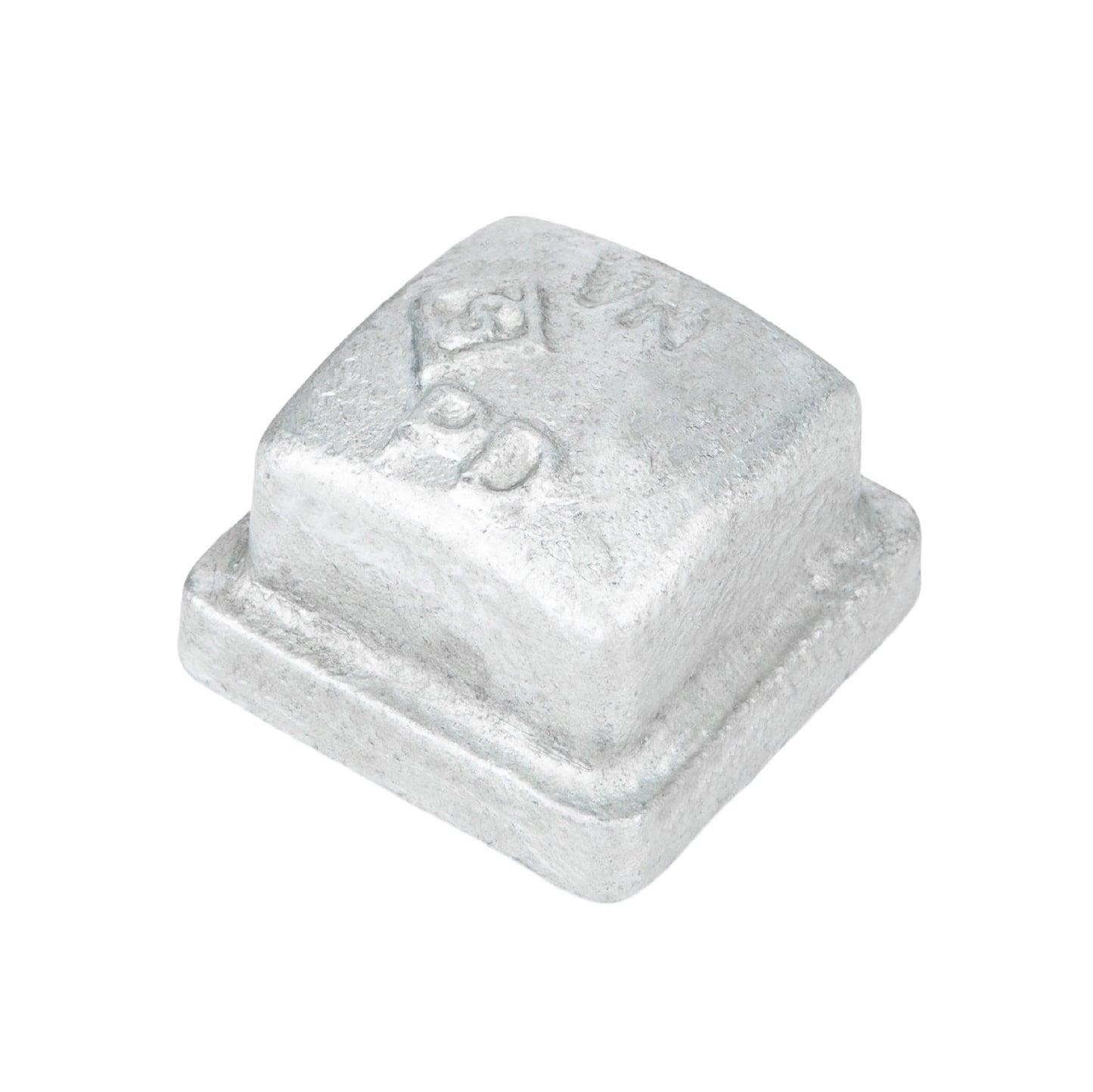 3/4 in. Galvanized Square Cap PIPE DECOR