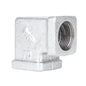 3/4 in. Galvanized Square 90 Degree Elbow PIPE DECOR