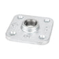 1/2 in. Galvanized Square Floor Flange PIPE DECOR