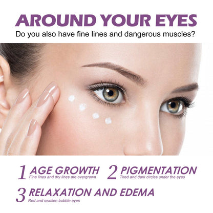 Moisturizing Eye Cream, Firming And Lifting Eye Creme For Fine Lines Crow's Feet Dark Circles