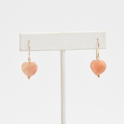 Peach Love Earrings Emily Anne Designs LLC