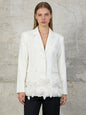 Women's Elegant 3D Floral Loose-Fit Blazer – Regular Length FitiqueFit