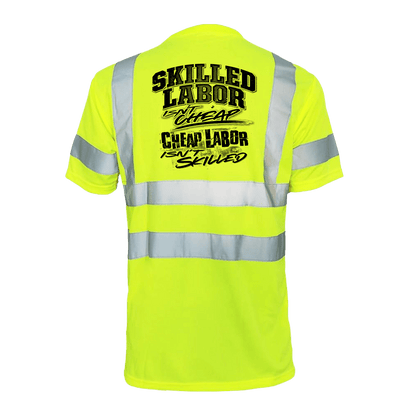 Skilled Labor - Reflective Safety T-Shirt Armed American Supply