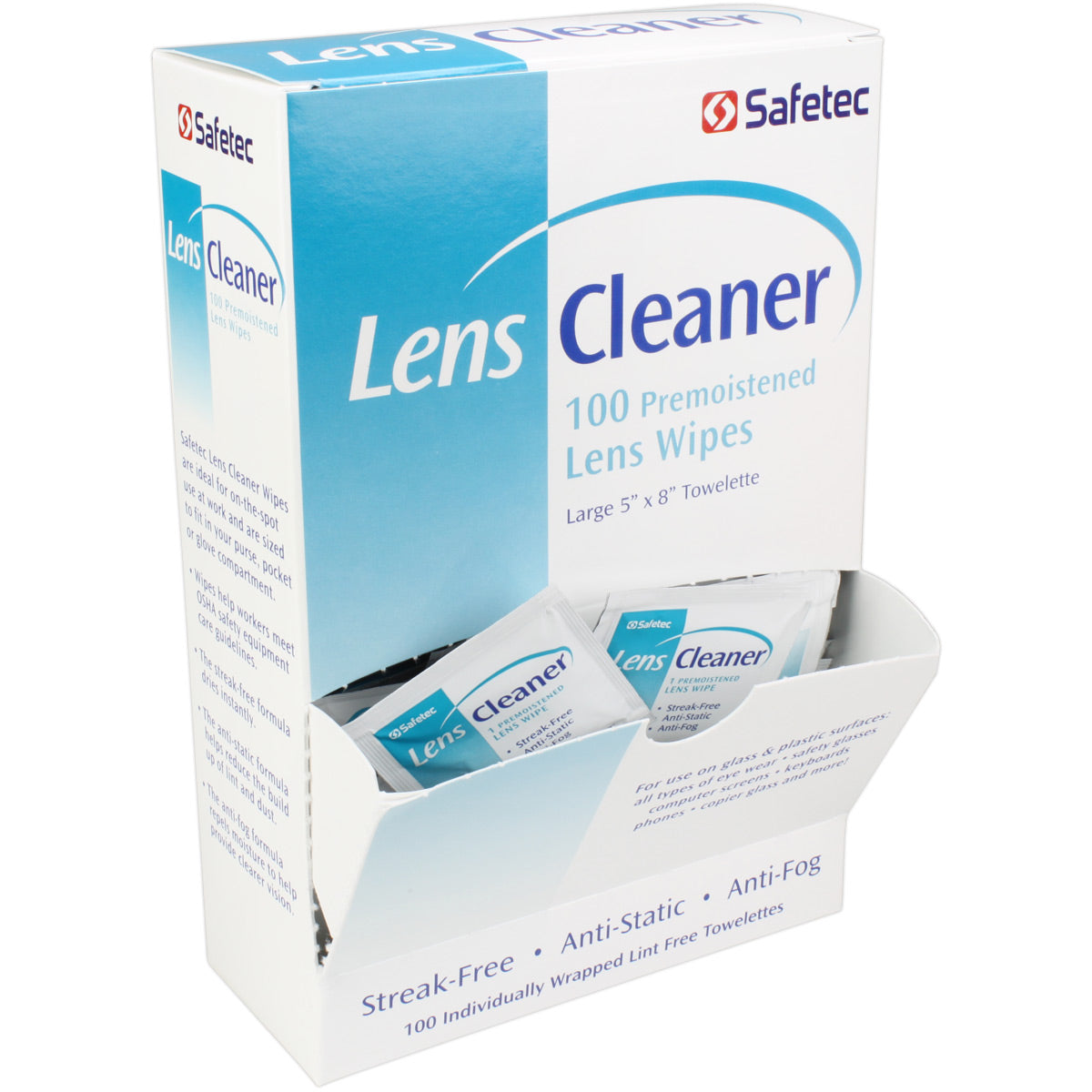 Lens Cleaner Wipes, 100 per box quakekits.com