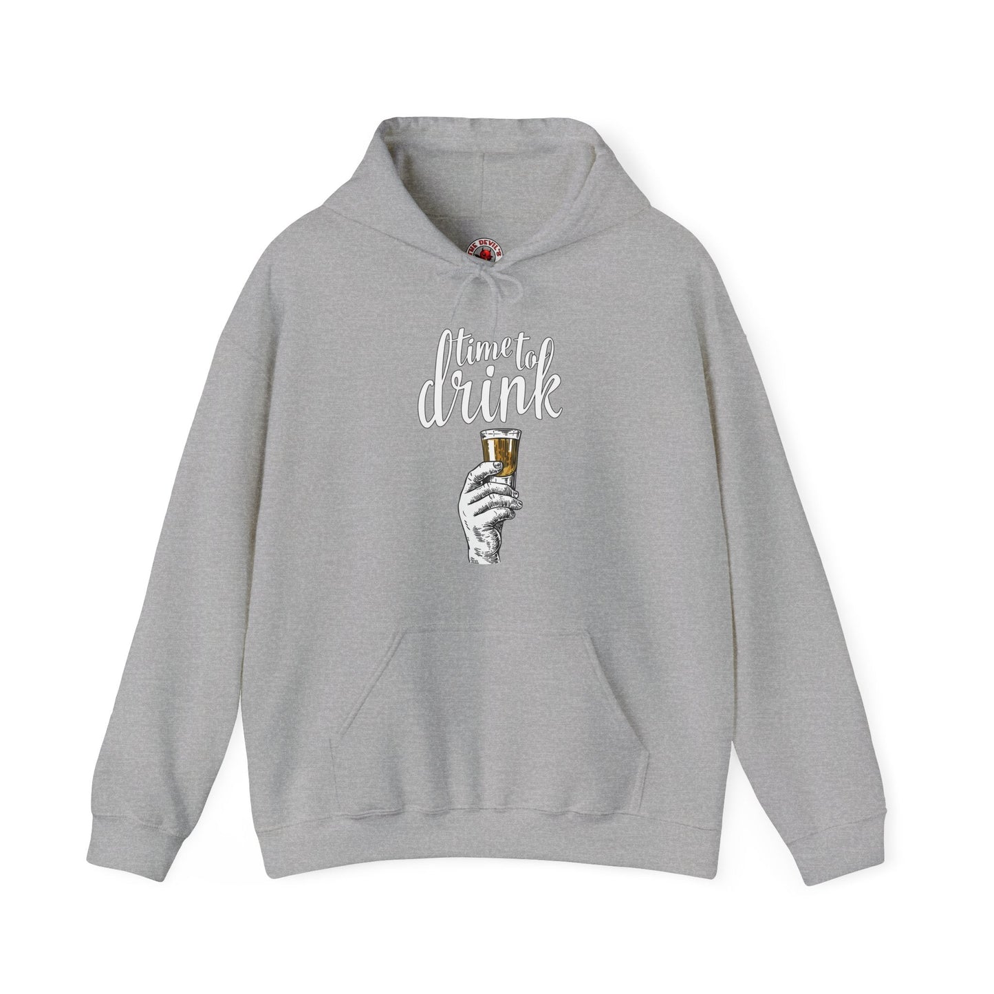 Time To Drink Hooded Sweatshirt The Devil's Pickle