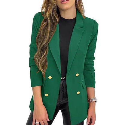 Casual Long Sleeve Lapel Button Autumn Coat FitiqueFit