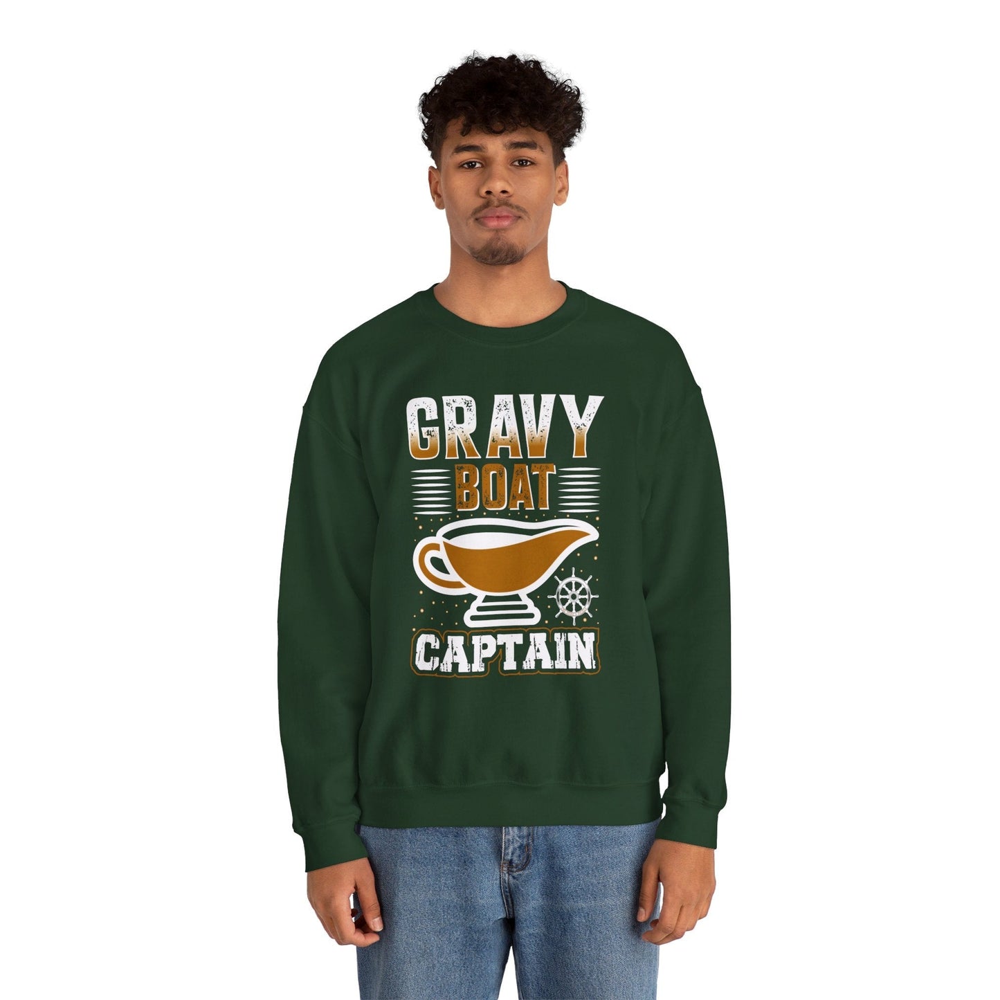 Gravy Boat Captain Crewneck Sweatshirt The Devil's Pickle