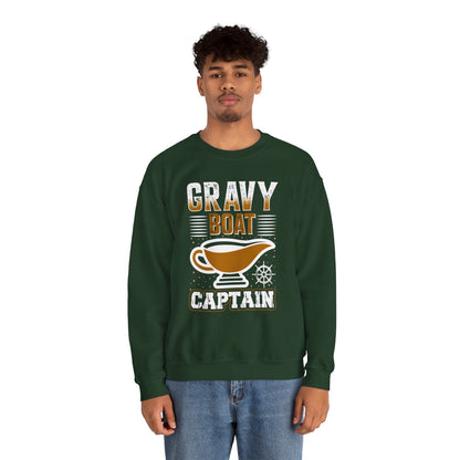 Gravy Boat Captain Crewneck Sweatshirt The Devil's Pickle