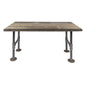 RESTORE Boulder Black Solid Wood Coffee Table PIPE DECOR