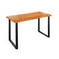 Skyline Sunset Cedar Solid Wood Desk with 28 in. Landscape Legs PIPE DECOR