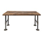 RESTORE Trail Brown Solid Wood Coffee Table PIPE DECOR