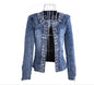 Chic Denim  Retro Short Jacket with Rhinestone & Sequin Embellishment Country in My Heart