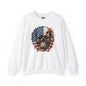 American Flag Skull Crewneck Sweatshirt