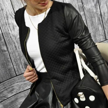 Women’s Plaid Patchwork Blazer FitiqueFit