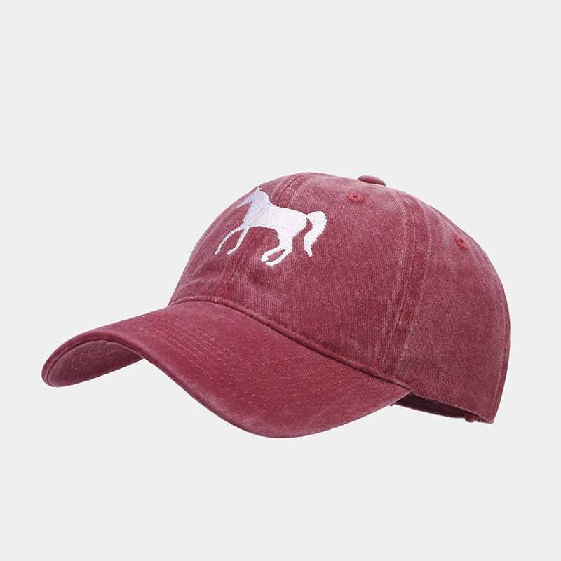 Horsing Around Distressed Cowgirl Baseball Cap Country in My Heart