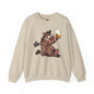 Beer Drinking Boar Crewneck Sweatshirt The Devil's Pickle
