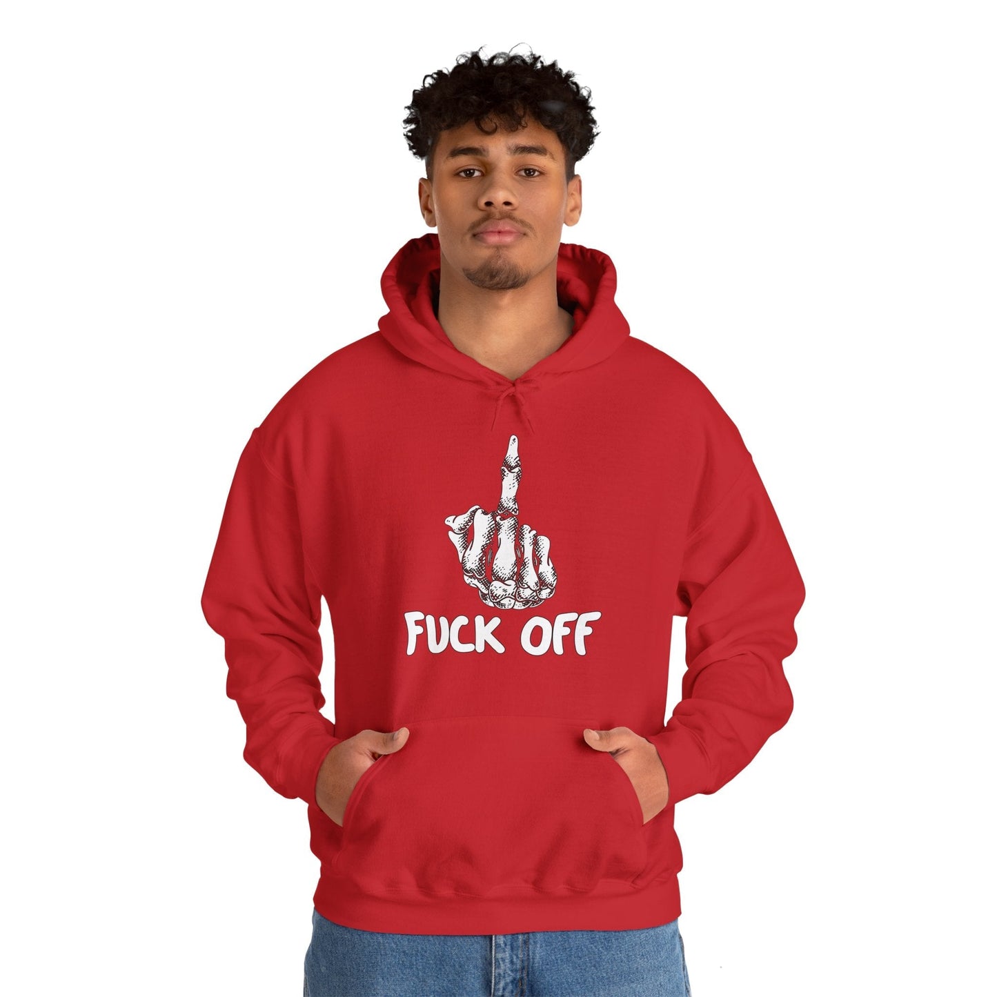 Fuck Off Finger Hooded Sweatshirt The Devil's Pickle