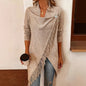 Autumn And Winter Loose Sweater Coat Plus Size Grayceful LLC
