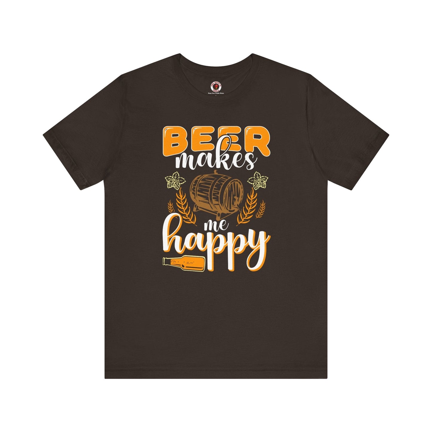 Beer Makes Me Happy T-Shirt The Devil's Pickle